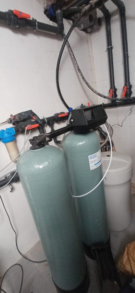 Adoucisseur duplex 100L pour traitement de l'eau